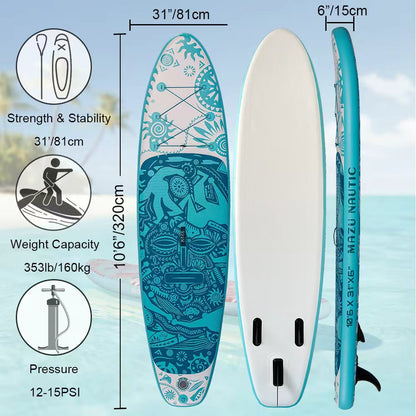AQUA 10'6 Infaltable Paddle Board